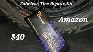 Tire Plugger Tubeless Tire Repair Kit from Amazon