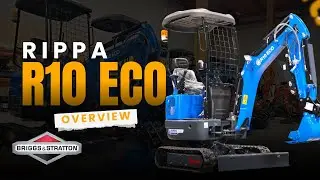 Rippa R10Eco Briggs & Stratton Gas Mini Excavator Overview | Best Seedling LLC