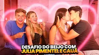 A JULIA PIMENTEL E O CAUÃ SE BEIJARAM NO DESAFIO DO BEIJO NA MANSAO SCRIBEL 😱😱 •Irmãos Scribel• 