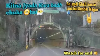 Aaj gadi Khali karne jana hai Sundar Nagar🚛 Kitna Jyada Kora badh chuka😬 hai😶‍🌫️#truckvlog 