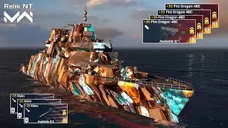 FGS F126 With Equip Fire Dragon 480 New Grenade Launcher - Modern Warships Gameplay