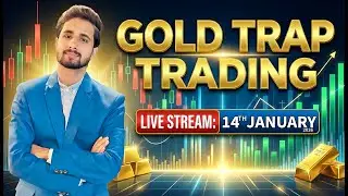 Core PPI - Gold Live Trap Trading Analysis | 14th January 2026 | Trap Trader Talha
