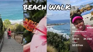 SATURDAY BEACH WALK FROM SEA POUNT TO CAMPS BAY | BISKOP STAIRS | CLIFTON STAIRS 