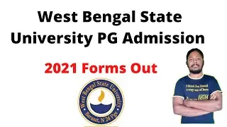 West Bengal State University PG Admission  2021 Forms Out