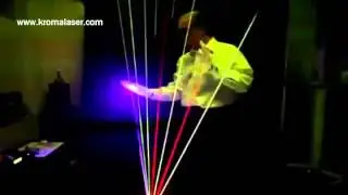 Laser Harp KROMALASER - Volume Hand Modulation (HHMC)