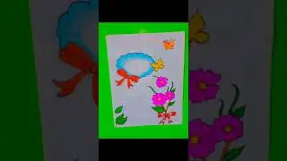 Easy greeting card borders/borders for projects/#arcreations#borders#origami#trending#greetingcards