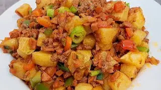 Taste The Difference with This Stir-fry Potato Minced Meat