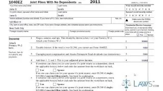 How to Fill the Form 1040EZ Income Tax Return