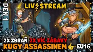 Shakes & Fidget [EU16 LIVESTREAM] - SERVERSTART s ČERN&Yacute;MI GEMY! Jdu si pro LEVEL 69 před PŮLNOC&Iacute;!