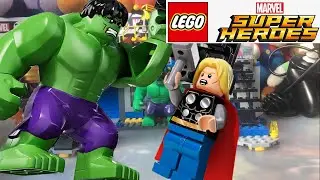 2014 Lego Marvel SuperHeroes Hulk Lab Smash Set Review