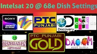 Intelsat 20 @68.5E Dish settings and channels list update