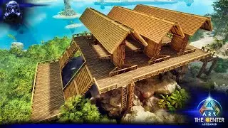 Starting Our Beautiful Base On The Cliff! - Ark The Center Ascended - Episode 5
