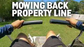 Mowing Property line