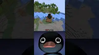 Noot Noot Reacts to Iceboat Racing! #funny #iceboatracing #mc #minecraft