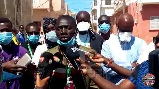 Coronavirus   Les Jeuines de Saint Louis s'Engagent autour de Mansour Faye