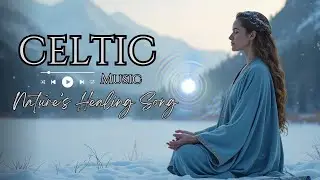 [ Live ] Relaxing Celtic Moon Harp | Sleep Music with Soft Flute & Night Forest