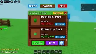 Roblox Grow A Garden with Kaiden! (Beginning will shock you)