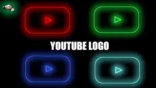 How to Make a Glowing Neon YouTube Logo in GIMP 🔥 | Viral Logo Design Tutorial for Beginners