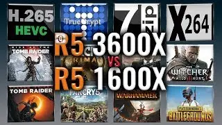 Ryzen 5 3600X vs Ryzen 5 1600X Benchmarks | Test Review | Comparison | Gaming | 13 Tests