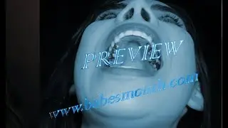 Girl at the Dentist showing the results of treatment. -BabesMouth Set 116