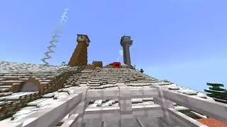 Minecraft: the miniature castle upon the hill...