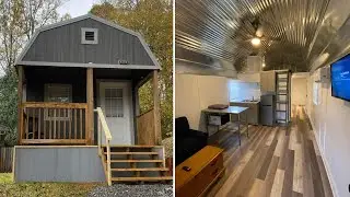 Amazing Rustic SHED Cabin Has Beautiful Everything