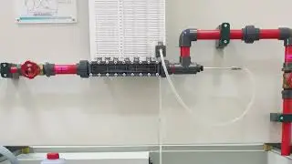 Bernoulli's principle experiment for fluid mechanics lab