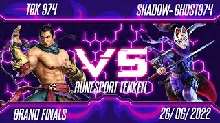 RunEsport Tekken7 - Grand Finals: TBK 974 VS Shadow-Ghost974