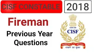 CISF Constable previous Year Question Paper | Cisf Constable | Most Important Static GK for CISF