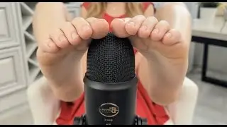 ASMR soft Feet Mic Touching scratching - foot sounds - relax sleep - white noise 24/7 Asmr