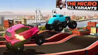 UNLOCKED NEW CAR 🔥MMX HILL DASH🔥 THE MICRO ALL VARIANTS - CITY MARATHON GAMEPLAY