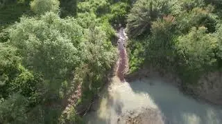 Scarico Tecnoparco fiume Basento,  27 aprile 2025
