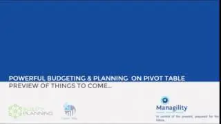 Short Intro of Upcoming Power BI/SQL Server Planning Solution