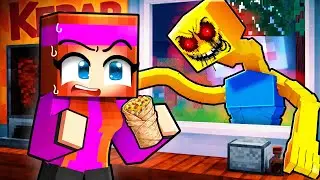 Travailler dans un Terrifiant SHAWARMA KIOSK dans Minecraft...