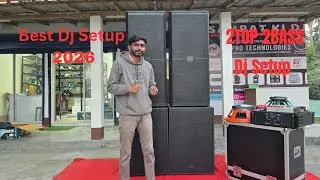 Powerful 2 Top 2 Bass DJ Setup 2026 🔥 Deep Bass & Clear Sound | Complete DJ Sound System