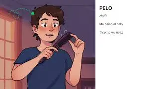 Learn Spanish Body Parts with Easy Sentences & Pictures | Beginner Spanish Lesson