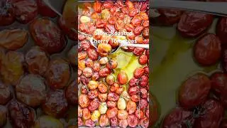 Slow-Roasted Cherry Tomatoes #tomato #vegetarianrecipes #summerrecipes