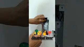 RCCB experiment ☠️ Engineering testing electrical working hospital project #trending #shorts #video