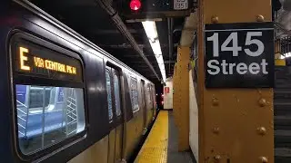 ⁴ᴷ E Trains Rerouted to 145 & 168 Sts