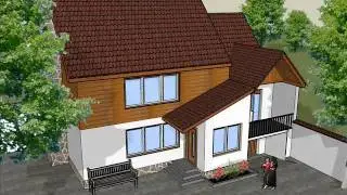 modeling a house in sketchup
