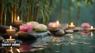 Warm Glow Spa 🕯️ Peaceful Piano & Water Sounds for Stress Relief
