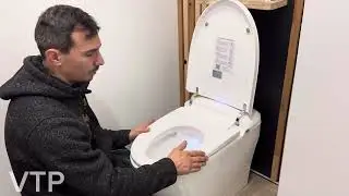 Bazyths ZYS1 Smart Bidet Toilet | Foam Shield, Rear/Front Wash, Heated Seat & Touch-Free Operation