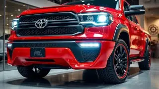  Red Toyota Pickup Truck 2025 | Aggressive Custom Body Kit & Luxury Interior | Auto Car 20