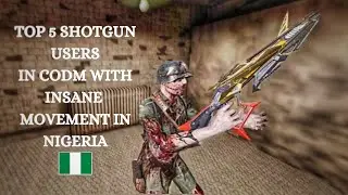 Top 5 best shotgun users in Nigeria with insane movement (iPad Series). #codm