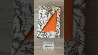 How to wrap a gift, inspired by Japanese wrapping #wrapping #gift #diy #how #howto #tutorial #shorts