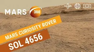 Mars 360: NASA's Mars Curiosity Rover - Sol 4656 (360video 8K)