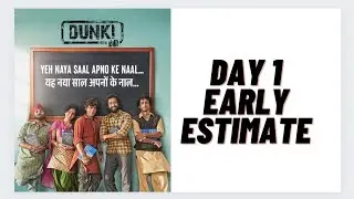 Dunki Day 1 Box Office collection|Early Estimates