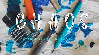 Fountain Pen Ink Refill Timelapse || Only Chaos