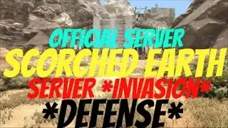 Ark Survival Evovled Defense Raid - Server Invasion - Ark Official Server - Raiding