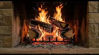 🔥 Cozy Fireplace Jazz &ndash; Relaxing Instrumental Music for Study, Work, or Reading